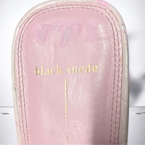 🌻Black Suede Studio Women's Pink Leather Felicity Sandals Size 41 | US Size 10 - Picture 11 of 11